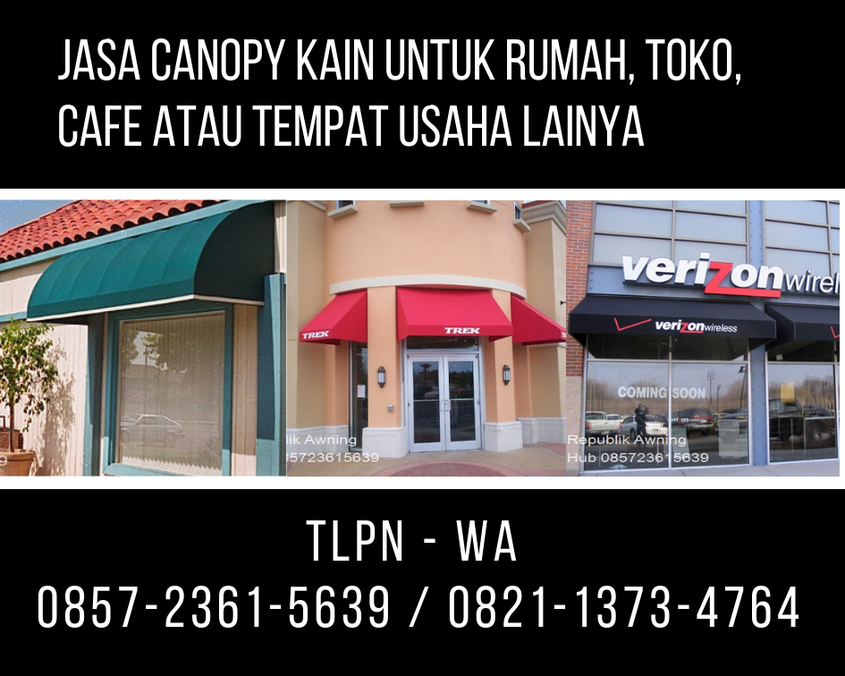 Tenda Kanopi Kain Import di Banjarnegara 0857-2361-5639